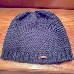 Black beanie hat